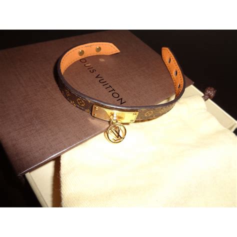 bracelet cuir vuitton|bracelet louis vuitton femme.